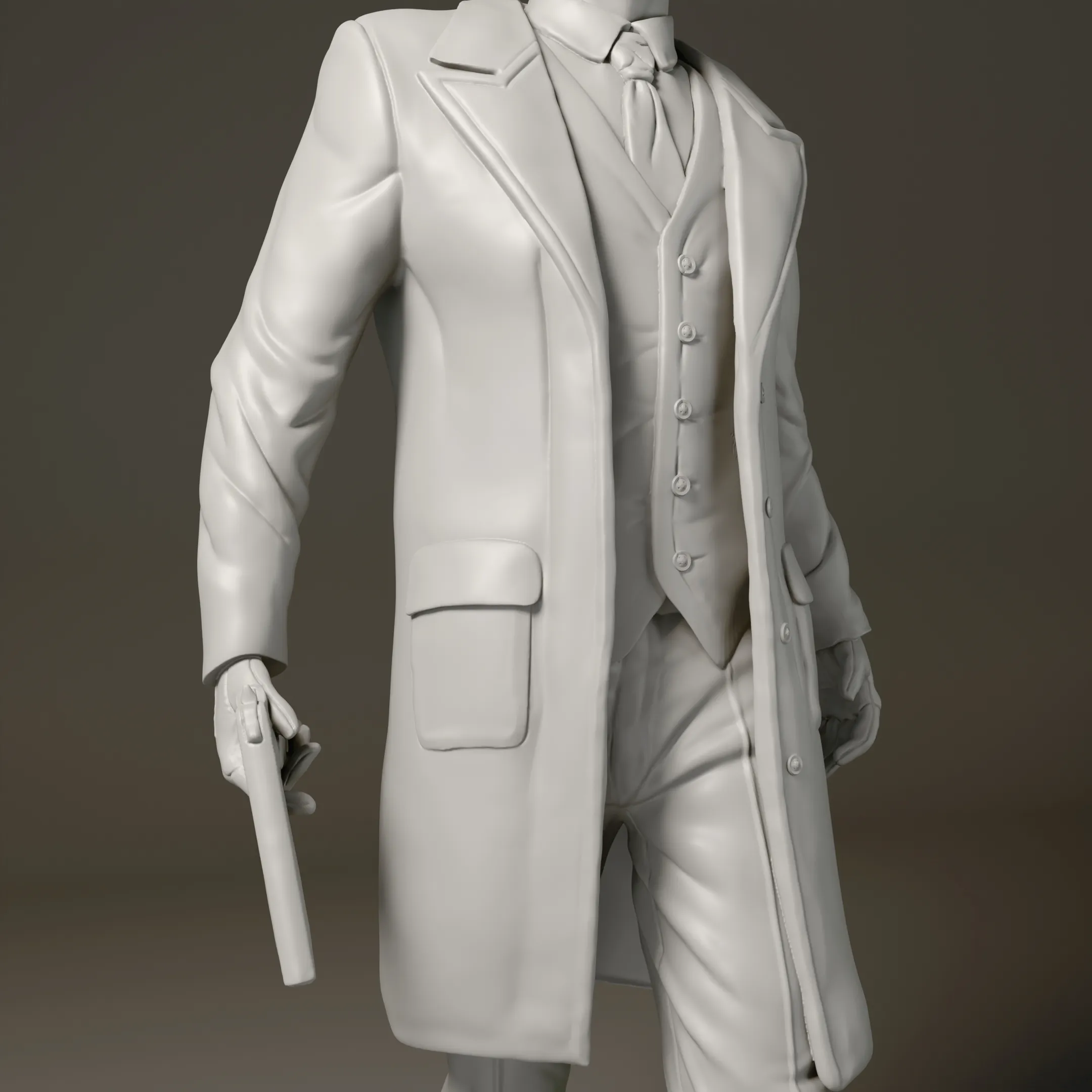 Tommy Shelby Sculpture Multi-Part - Peaky Blinders Fan Art