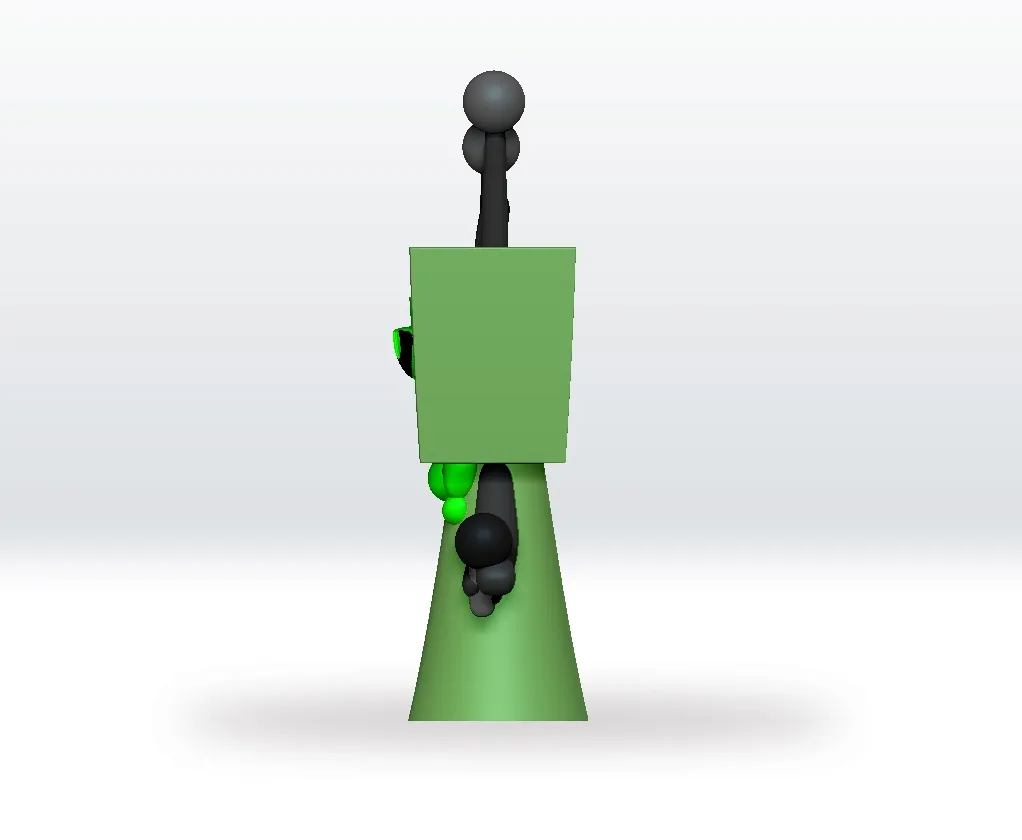 Sprunki Vee STL 3D Model Dandys World Character Fanart