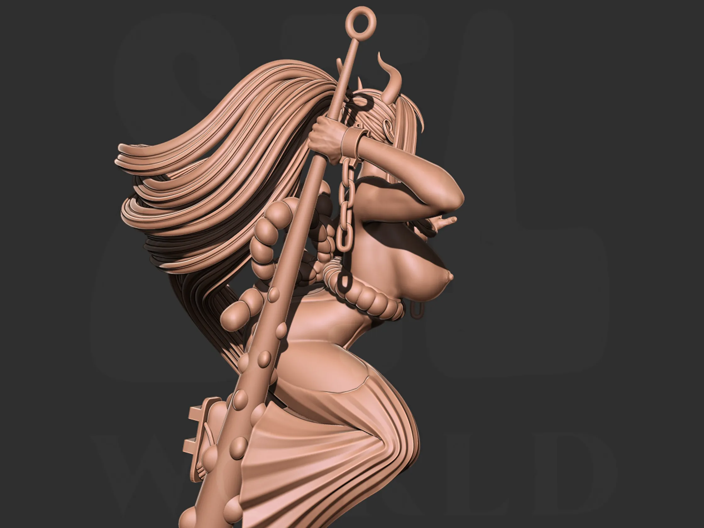 Yamato - One piece NSFW 3d print model