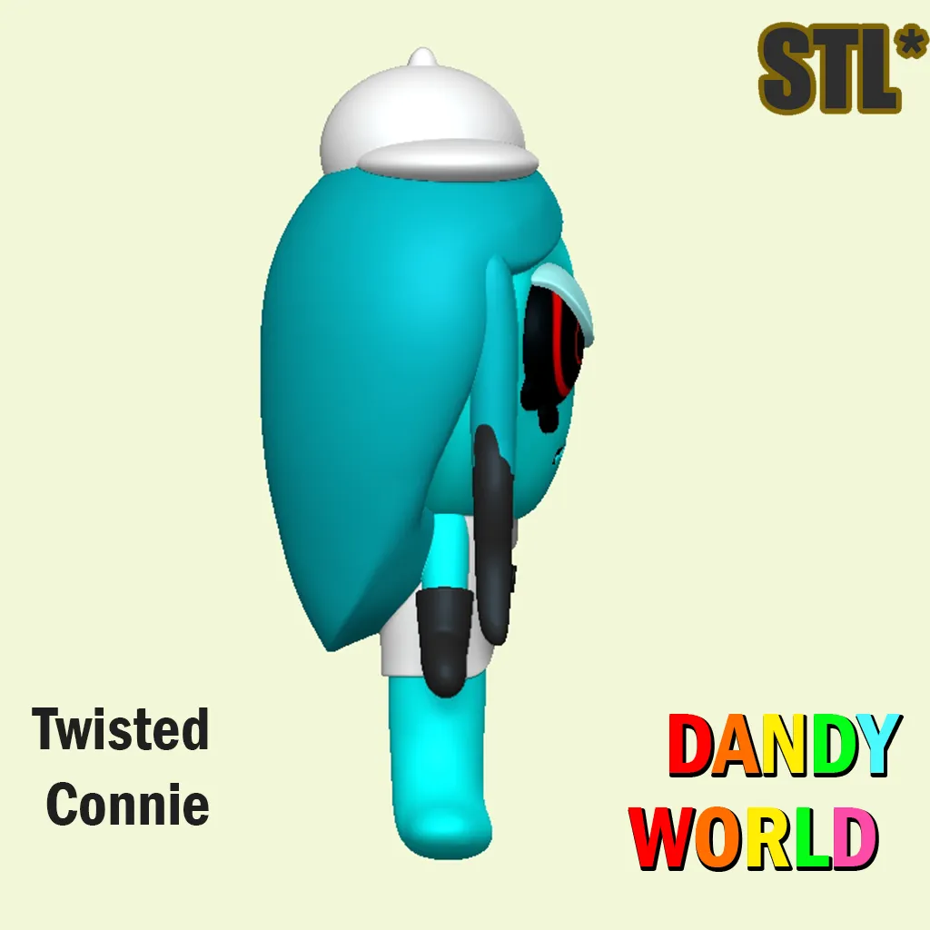 Dandy’s World Twisted Connie STL 3D Character Fanart