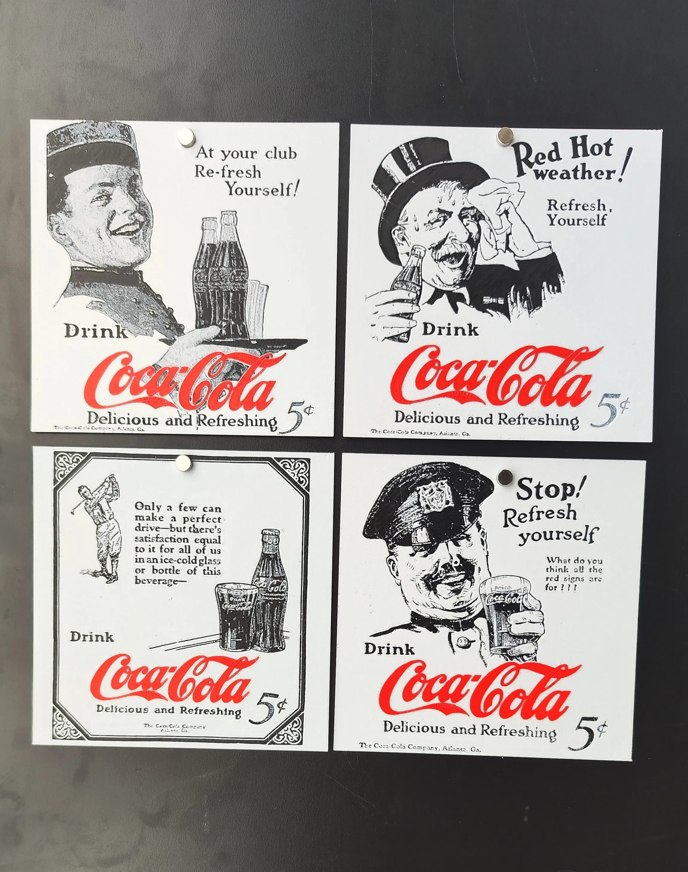 Coca cola Vintage advertising set - hueforge