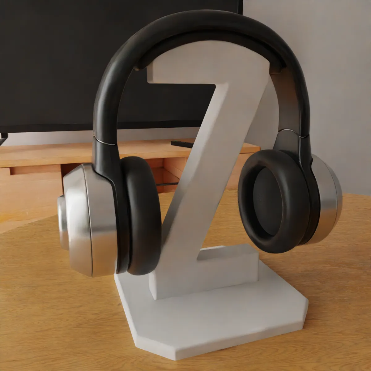 headphone holder stand letter Z | 3D models download | Creality Cloud