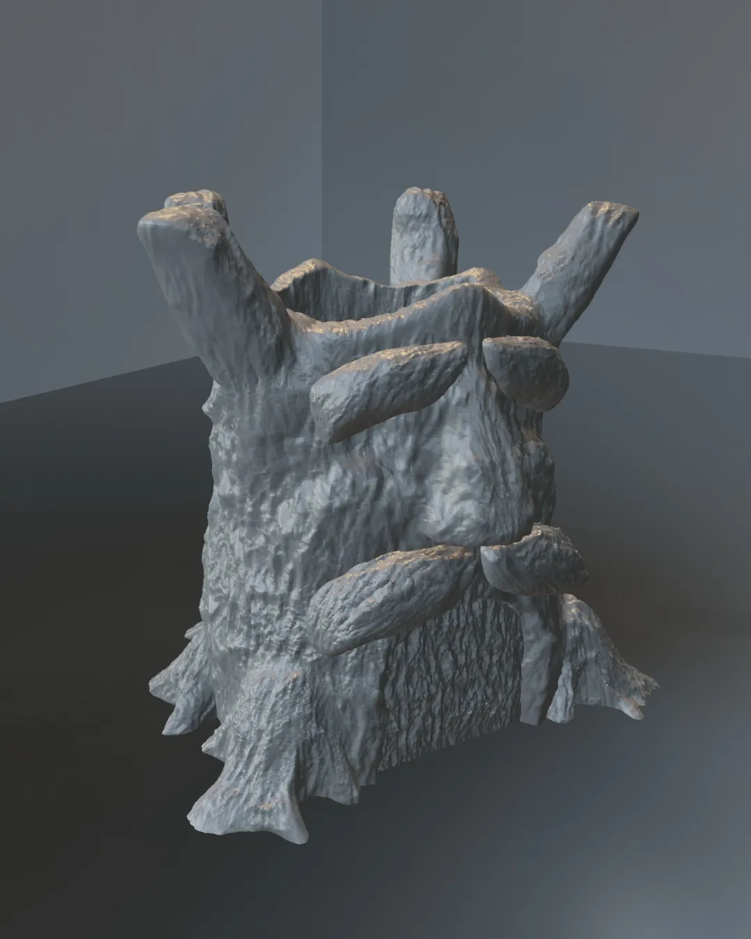 STL DEKU TREE FLOWER POT - THE LEGEND OF ZELDA