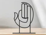 Gyan Mudra Line Art - Desktop Line Art-0