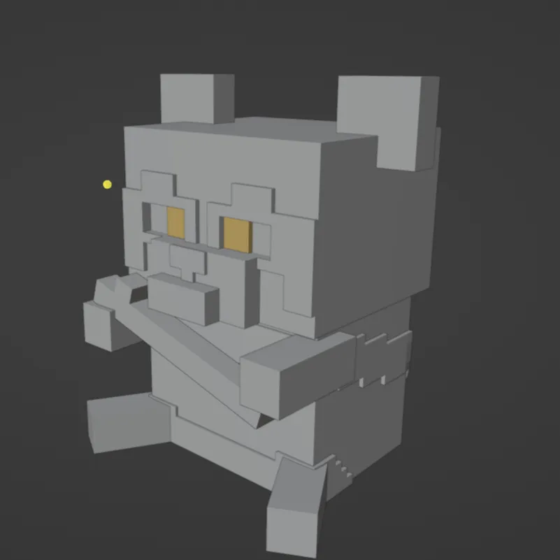 cute minecraft panda
