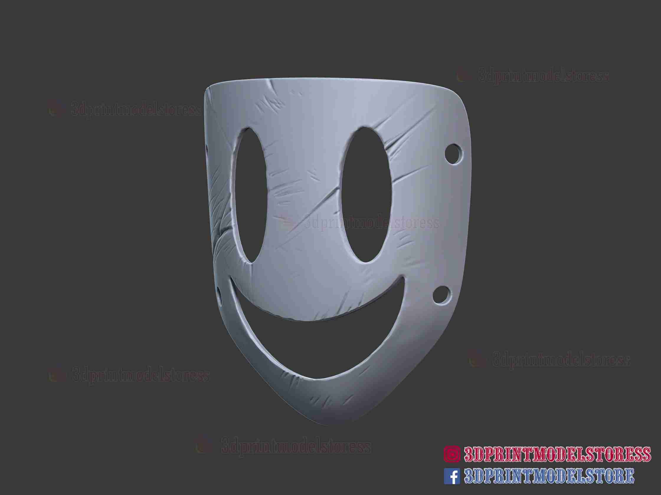 SNIPER MASK COSPLAY - Tenkuu Shinpan- Halloween Costume | 3D models ...