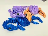 Lucky Plesiosaurus Turtle - Swappable Shell - Articulated-1
