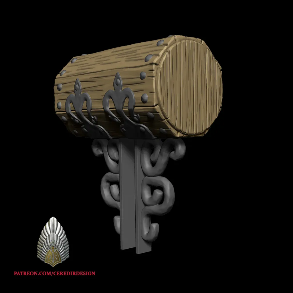 Bilbo Bag End Mailbox lord of the rings 3D DIGITAL DOWNLOAD