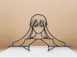 Anime Line Art - Desktop Line Art-0