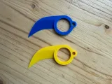 Keychain Karambit Knife Box Opener-1