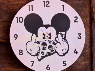 Horloge Mickey gangsta