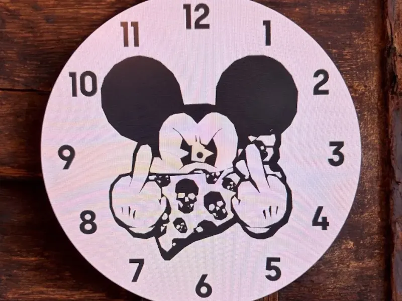 Horloge Mickey gangsta