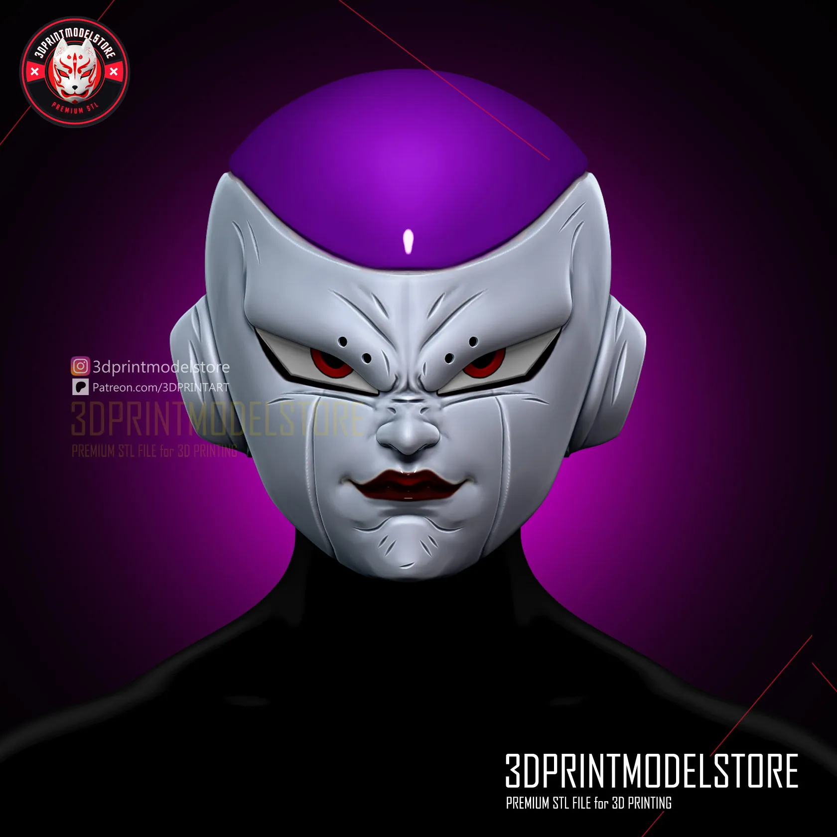 Frieza Dragon Ball Z Cosplay Mask - Anime Frieza Helmet