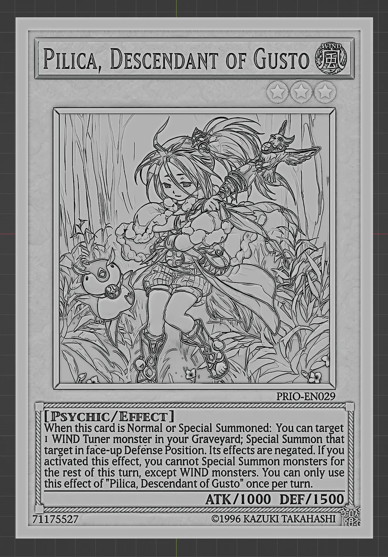 Pilica, Descendant of Gusto - yu-gi-oh!