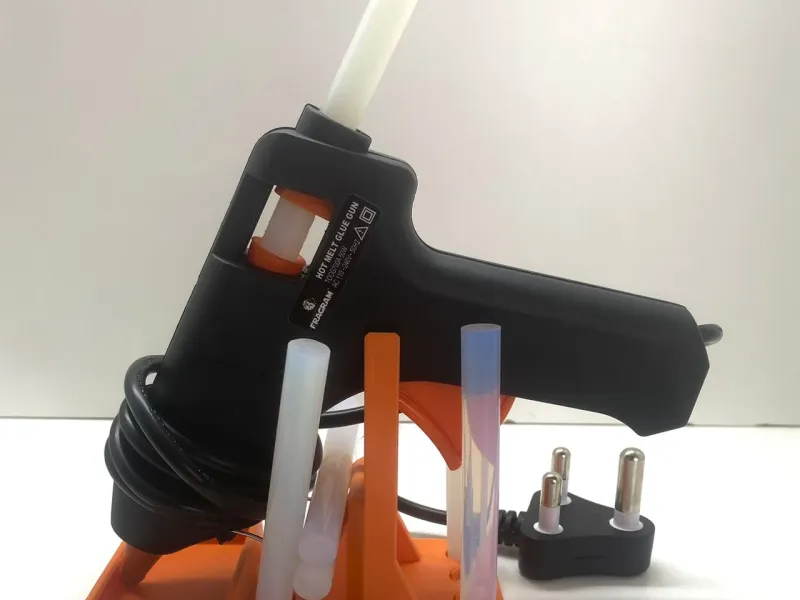 Hot Glue Gun Stand +Glue Stick Holder
