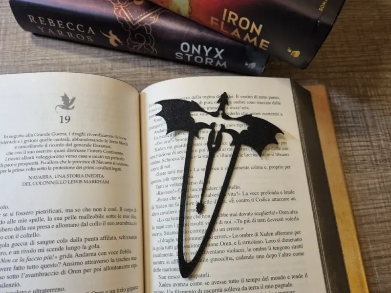 Fourth Wing Bookmark