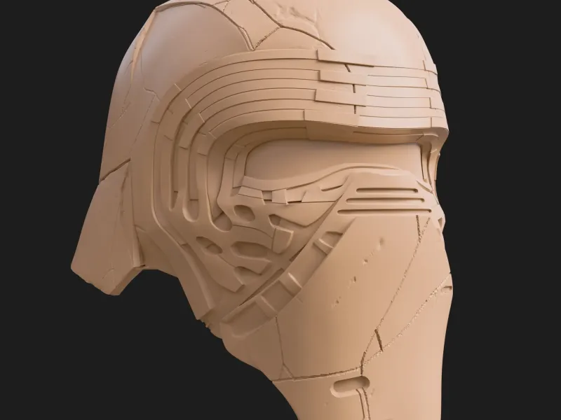 Kylo Ren Helmet - Cosplay Replica