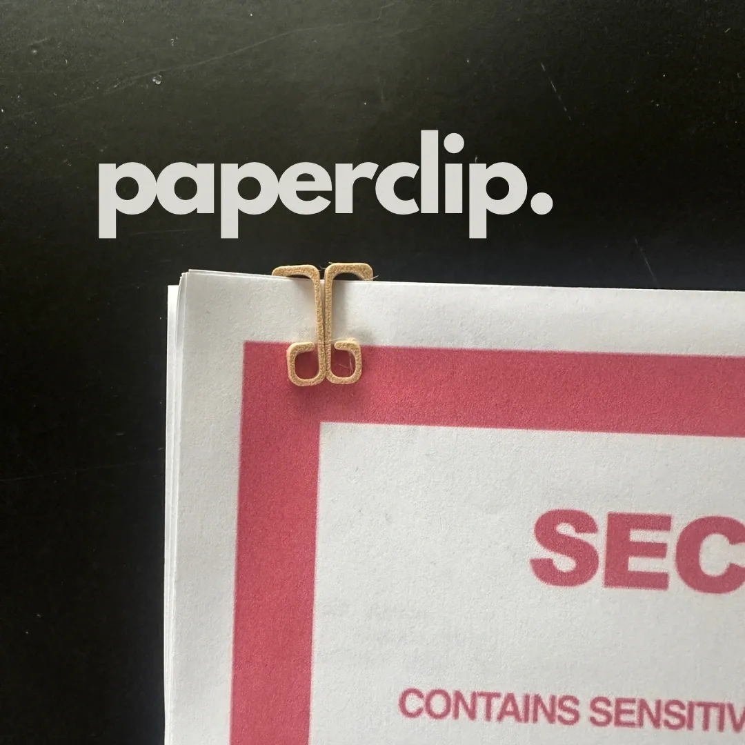 Clipes de papel inovadores impressos em 3D - perfeitos para o seu dia a dia