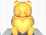 Panda with heart-7