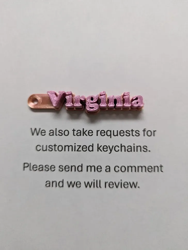 Virginia Keychain