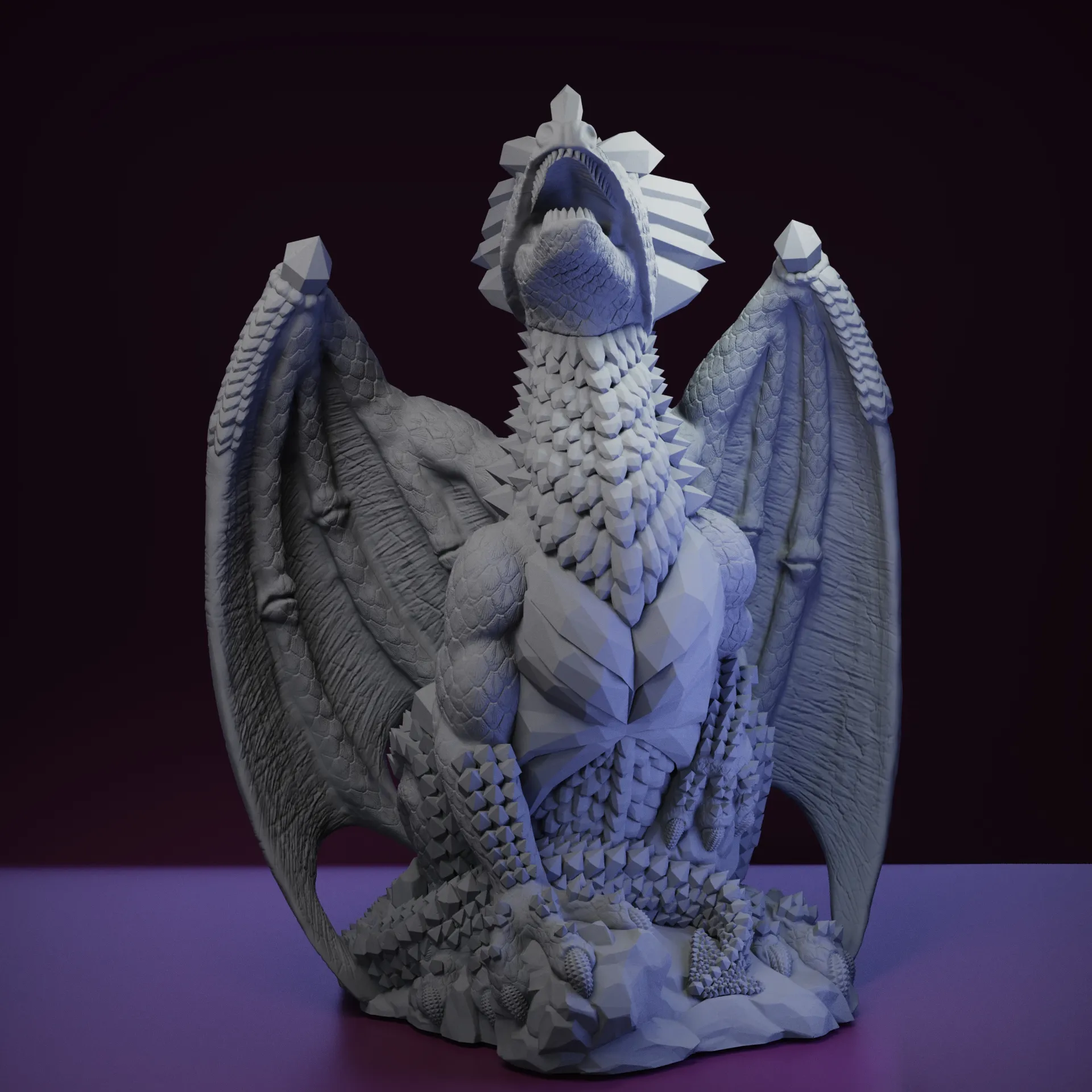 Medieval Crystal Dragon