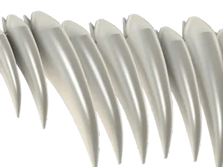 Venom teeth for Halloween pumpkin