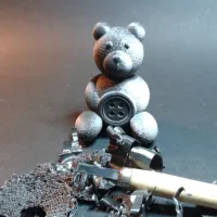 Tiny Button Teddy Bear-4