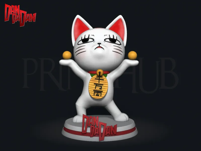 Dandadan Cat Turbo Granny 3D print model
