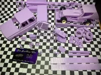 Vintage Transporter truck for Race car Scale 1:25-1
