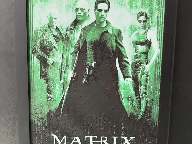 Matrix 1 poster - Hueforge