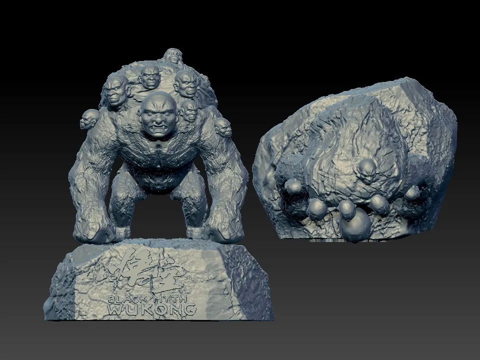Black Myth Wukong boss - Çin oyunu - 3 boyutlu baskı