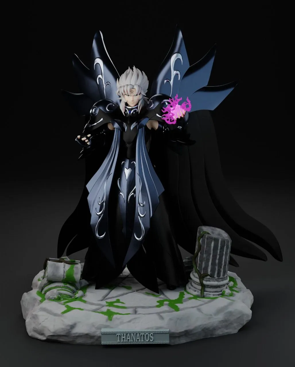 DIEU THANATOS - SAINT SEIYA MODÈLE IMPRIMÉ EN 3D