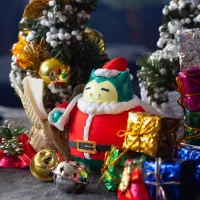 Santa Snorlax Christmas Ornament - Reupload-3