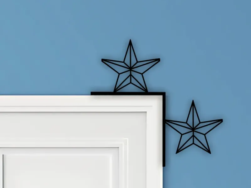 Star Door Corner Decor