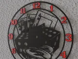 casino wall clock 2-4