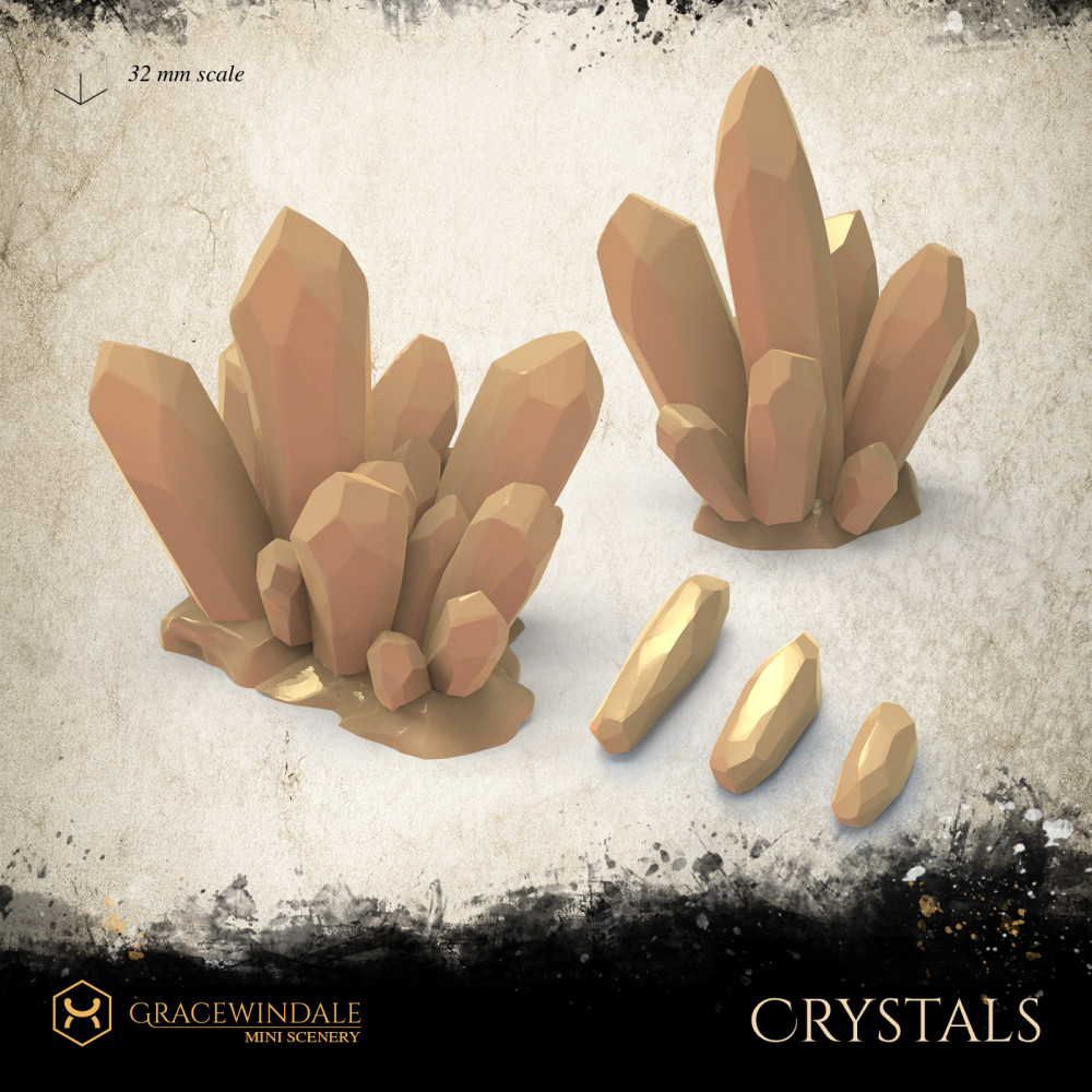 Crystals | 3D models download | Creality Cloud