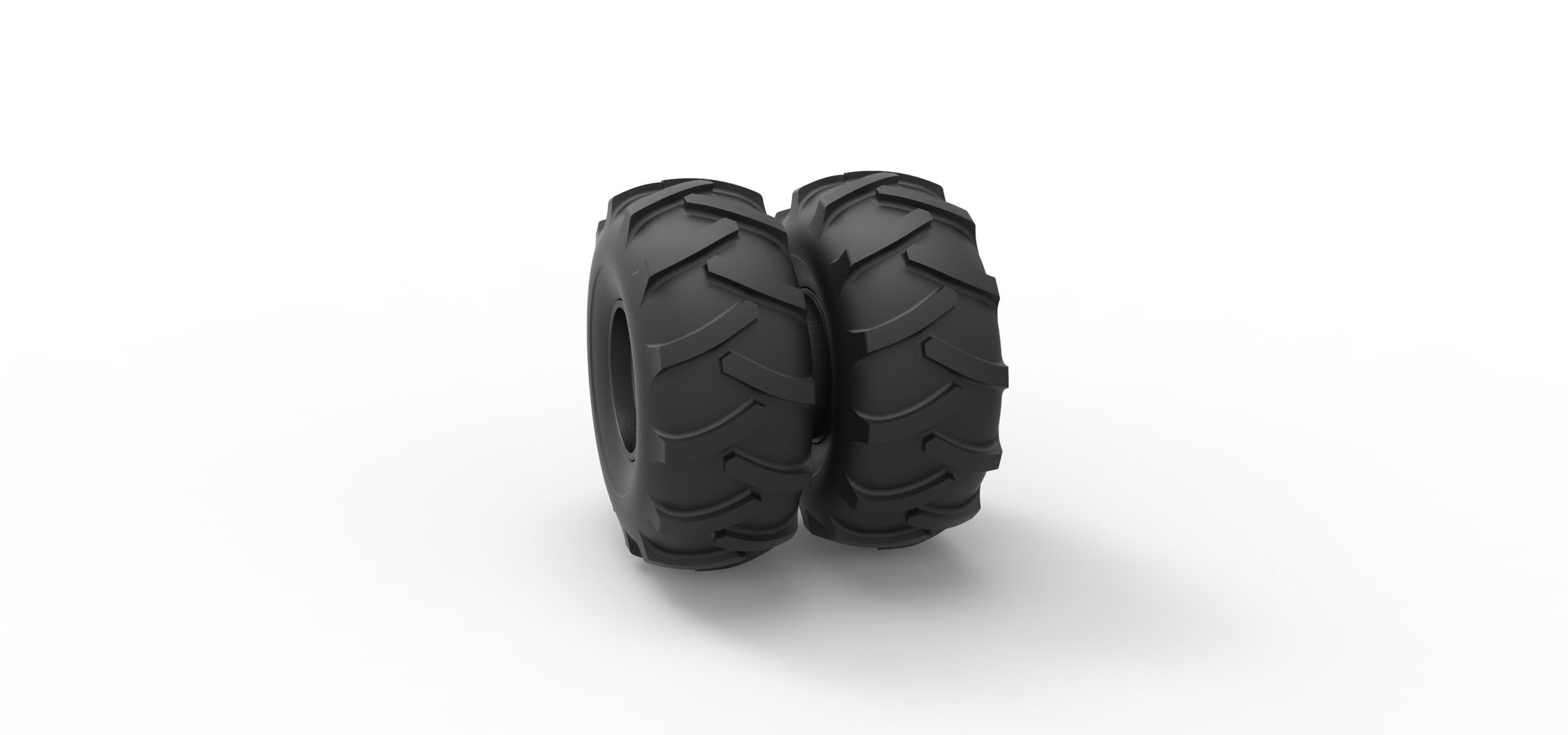 Offroad double wheel Scale 125 3D models download Creality Cloud