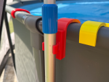 Pole Hanger - vertical snap - fi 28mm-1
