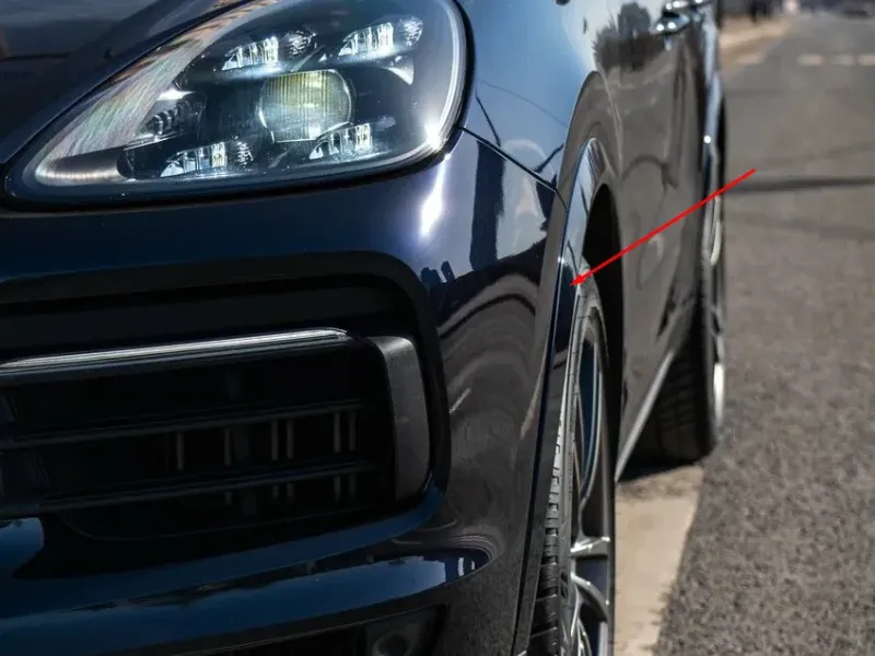 Front molding for porsche cayenne