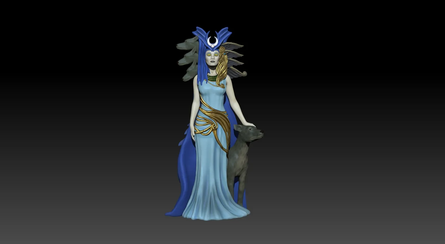Hecate Goddess Statue