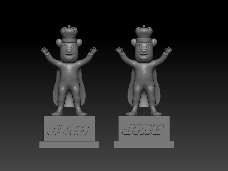 Other STL Download - NCAA - James Madison Dukes mascot statue - 3d ...