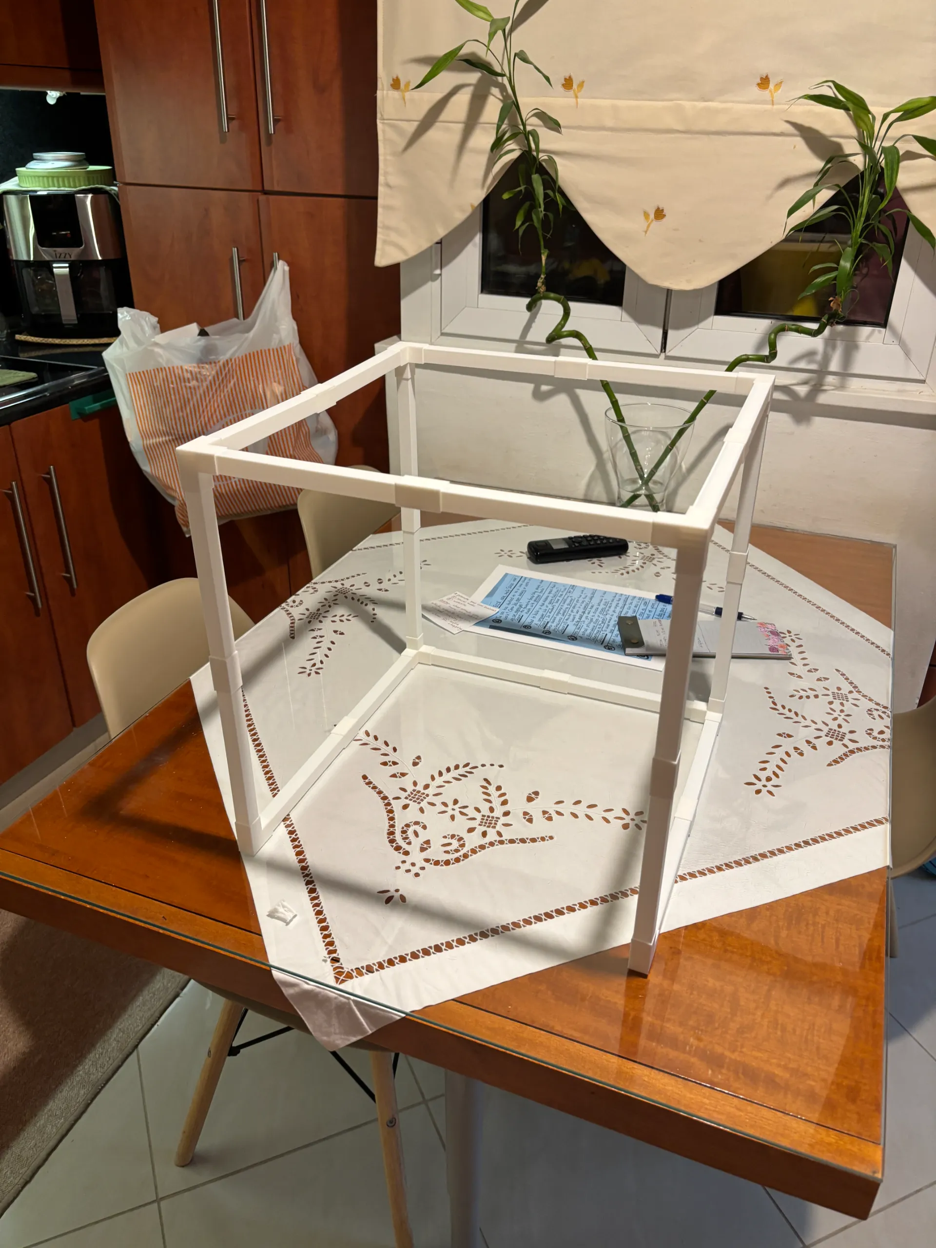 Modular Snap-Fit Frame System for Photo Box or Enclosure