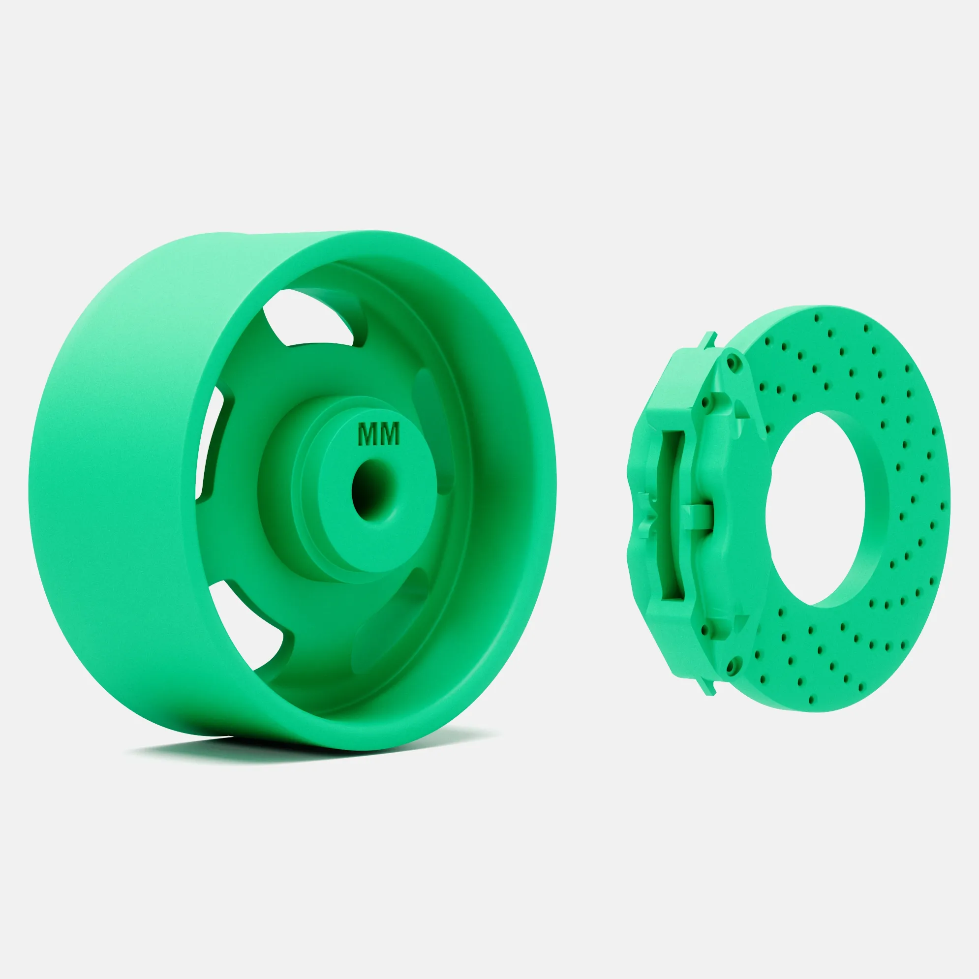 1/24 Scale, 15 Inch US Indy Mag Wheels, BFG Goodrich Tires