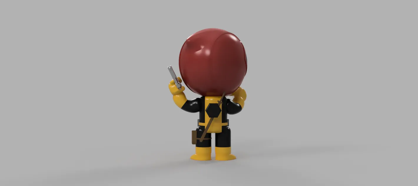 Marvel Comics Mini Deadpool / X Men Uniform (Wade Wilson)