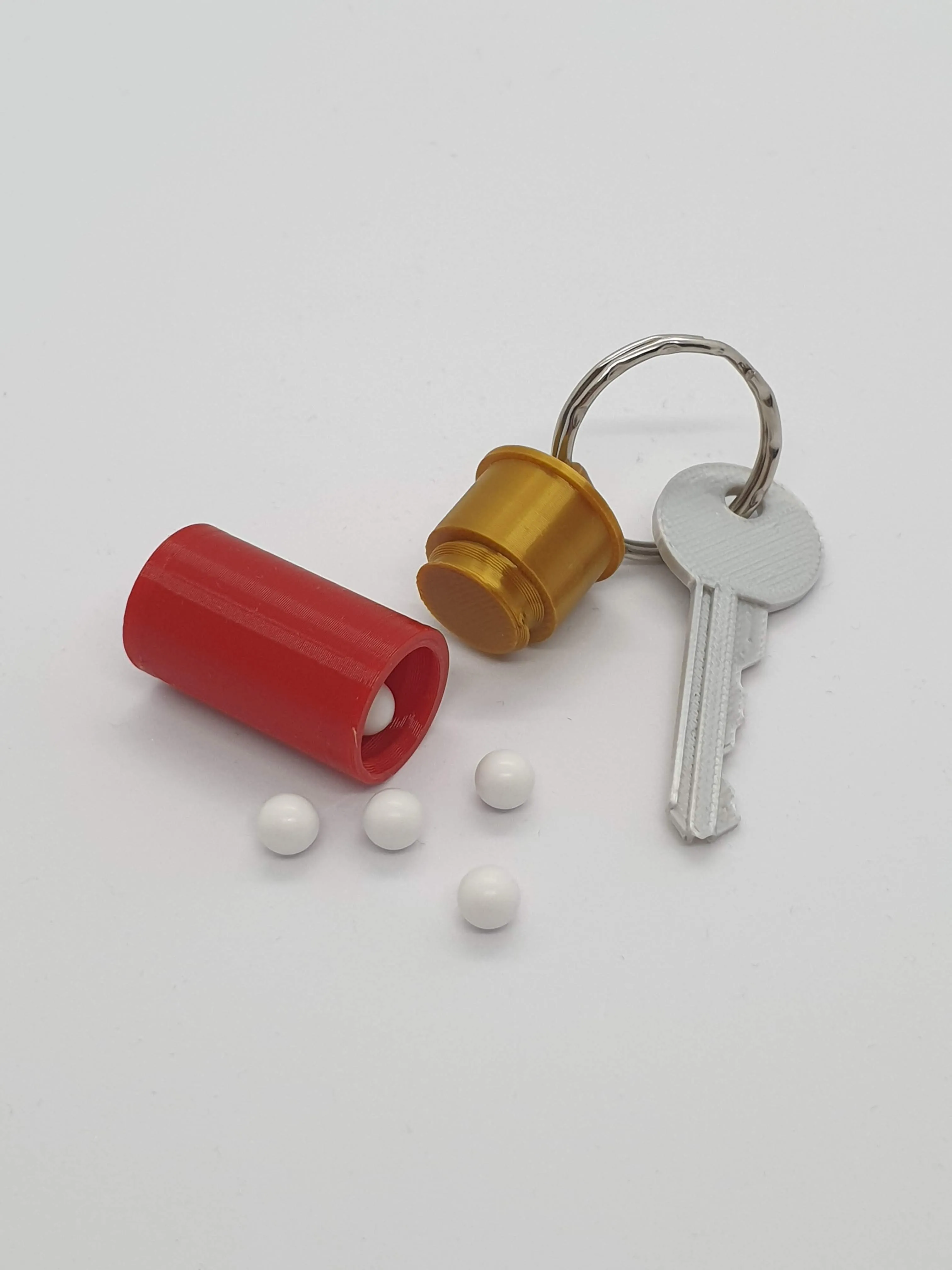 Shotgun Shell Keychain Stash Container
