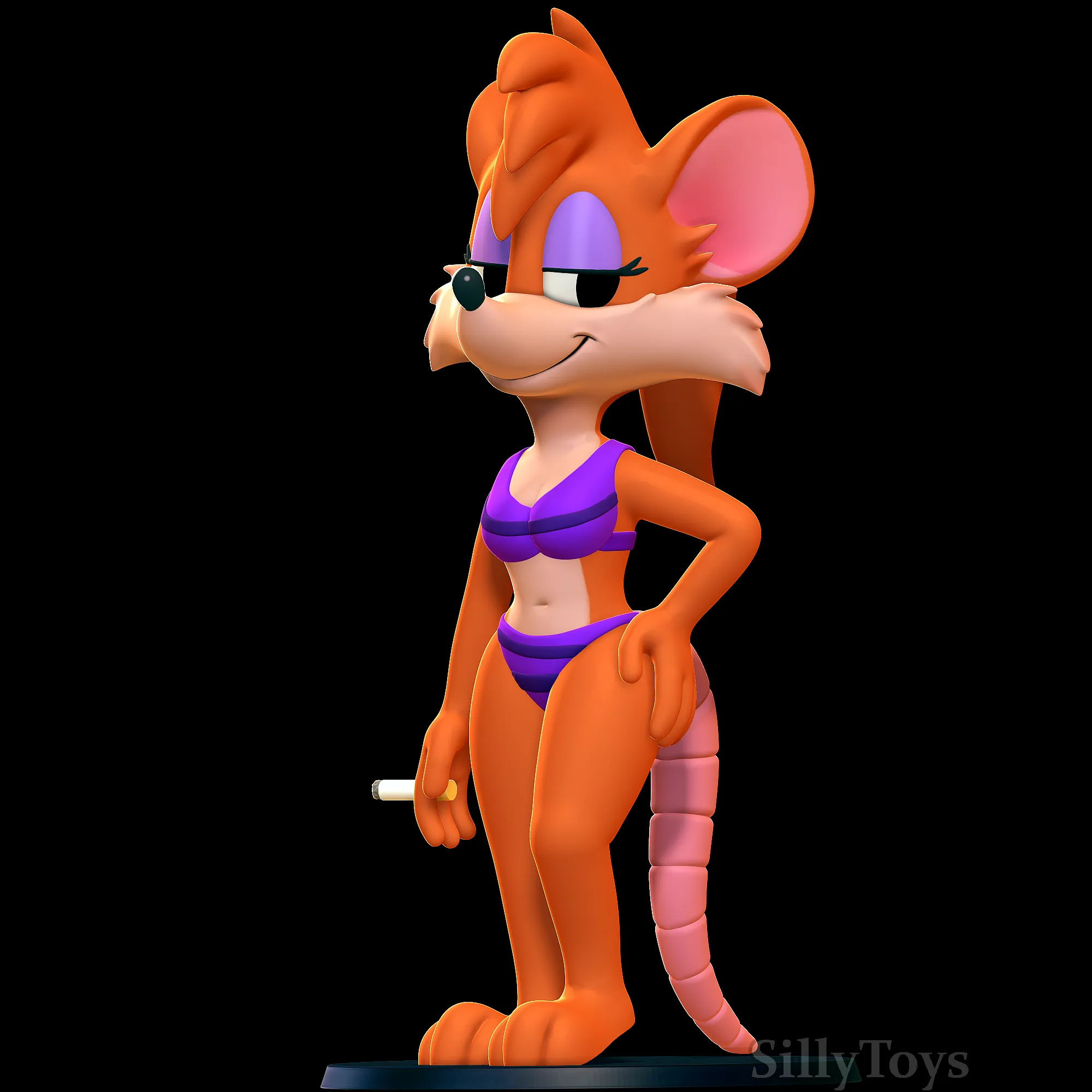 Rubella Rat with Bikini - Tiny Toons Adventures