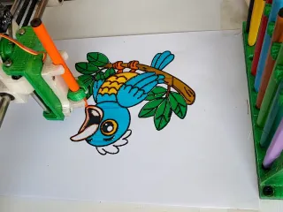 MULTI COLOUR EN PLOTTER WITH SELF PEN CHANGE FUNCTION