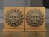 Sun Face Decorative Junction Box Wall Cover-1