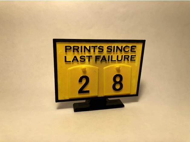 Prints since last failure sign