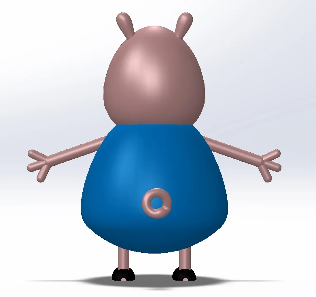 George Pig, Peppa's brother